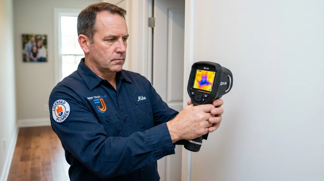 Thermal imaging leak detection by Johns Plumbing LLC in Haines City